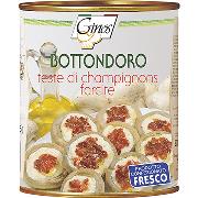 ANTIPASTI E CONTORNI - "BOTTONDORO" - Teste di champignons farcite (COD. 01014)