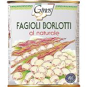STARTERS AND SIDE DISHES - "BORLOTTI" BEANS in brine (COD. 01324)