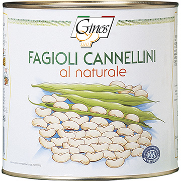 STARTERS AND SIDE DISHES - "CANNELLINI" BEANS in brine (COD. 01317)
