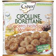 CIPOLLE - CIPOLLINE BORETTANE all'aceto balsamico di Modena I.G.P. (COD. 01225)