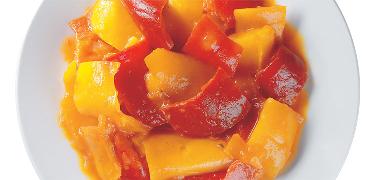 PIMIENTOS - "PEPERONISSIMA" - Mezcla de pimientos en trozos con salsa (COD. 01218)