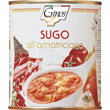 SAUCES AND SAUCES MEAT - "AMATRICIANA" sauce (COD. 03002)