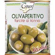 ACEITUNAS - "OLIVAPERITIVO" - Aceitunas verdes rellenas de ATÚN (COD. 01345)