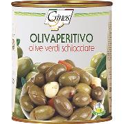 OLIVE - "OLIVAPERITIVO" - Olive VERDI SCHIACCIATE (COD. 01330)
