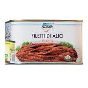FISH - ANCHOVIES FILLETS in oil 1/1 (COD. 05003)