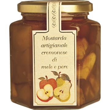 MOSTARDA ARTIGIANALE - MOSATRDA ARTIGIANALE cremonese di mele e pere (COD. 09020)