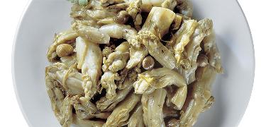 STARTERS AND SIDE DISHES - "Roman style" CHICORY TIPS (COD. 01023)
