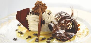 FRUTAS & POSTRES - "DELICIA" DE CAFÉ - crema, mousse, tarta helada (COD. 09110)