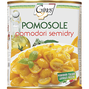 ANTIPASTI E CONTORNI - "POMOSOLE" - Pomodori ciliegini gialli semidry (COD. 01008)