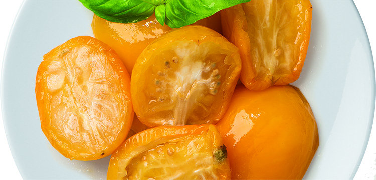 ANTIPASTI E CONTORNI - "O SOLE MIO" - Pomodori gialli semi dry in olio (COD. 01041)