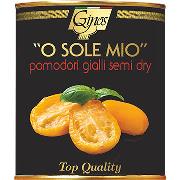 STARTERS AND SIDE DISHES - "O SOLE MIO" - Yellow semi dry tomato in oil (COD. 01041)