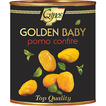 POMODORI - "GOLDEN BABY" - Pomodorini gialli pelati confite (COD. 01007)