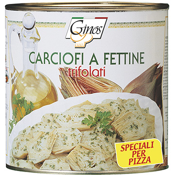 CARCIOFI - CARCIOFI A FETTINE trifolati speciali per pizza (COD. 01222)
