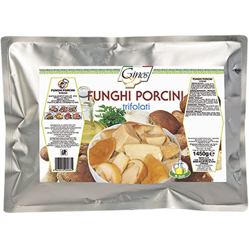 FUNGHI - Funghi PORCINI TRIFOLATI in busta (COD. 08036)