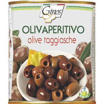 OLIVE - "OLIVAPERITIVO" - Olive TAGGIASCHE in olio E.V.O. (COD. 01349)