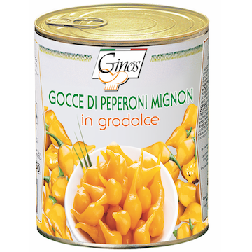 PEPPERS - SMALL DROPS OF YELLOW PEPPERS (COD. 01042)