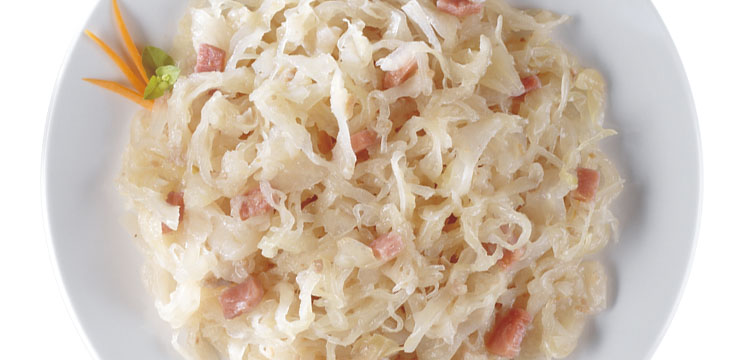 STARTERS AND SIDE DISHES - Cooked and seasoned SAUERKRAUT (COD. 01206)
