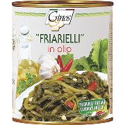 ENTREMESES  - "FRIARIELLI" - Flores y hojas de nabo en aceite (COD. 01230)